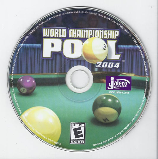 World Championship Pool 2004 Microsoft Windows PC CD-PC Gamez USA
