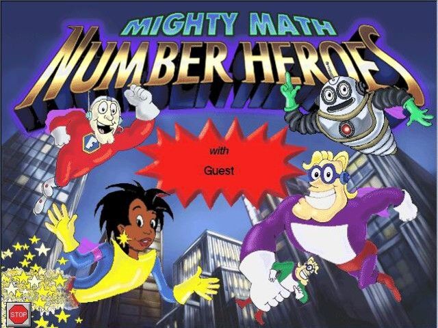 Mighty Math Number Heroes Microsoft Windows PC CD-PC Gamez USA
