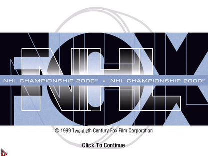 NHL Championship 2000 Microsoft Windows PC CD-PC Gamez USA