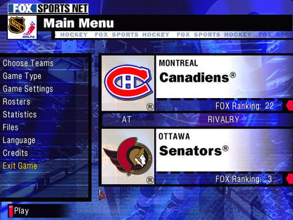NHL Championship 2000 Microsoft Windows PC CD-PC Gamez USA