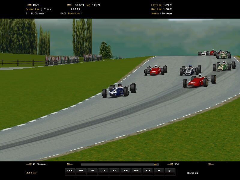 Grand Prix Legends Microsoft Windows PC CD-PC Gamez USA