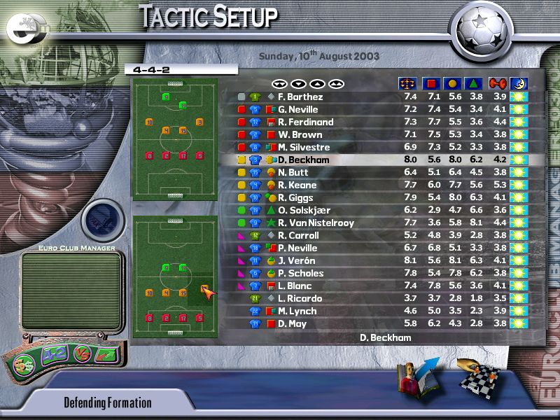 Euro Club Manager 2003-04 Microsoft Windows PC CD-PC Gamez USA