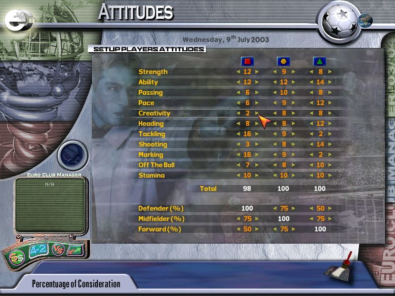 Euro Club Manager 2003-04 Microsoft Windows PC CD-PC Gamez USA