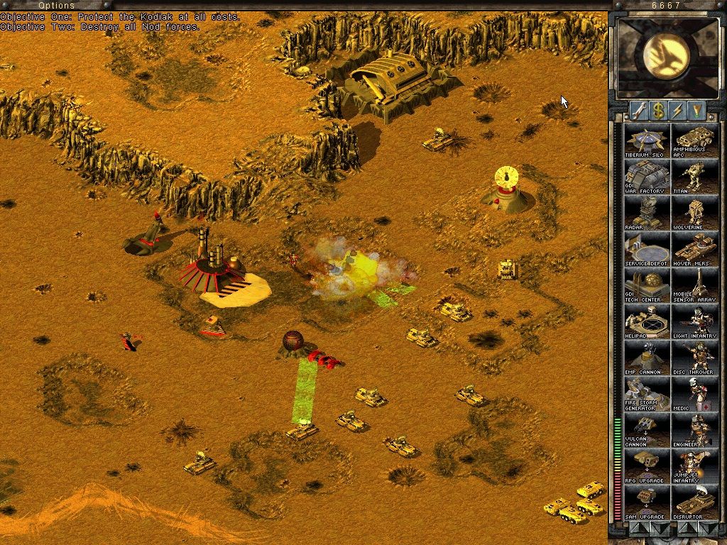 Command & Conquer Tiberian Sun Disc 1 - 2 Microsoft Windows PC CD-PC Gamez USA