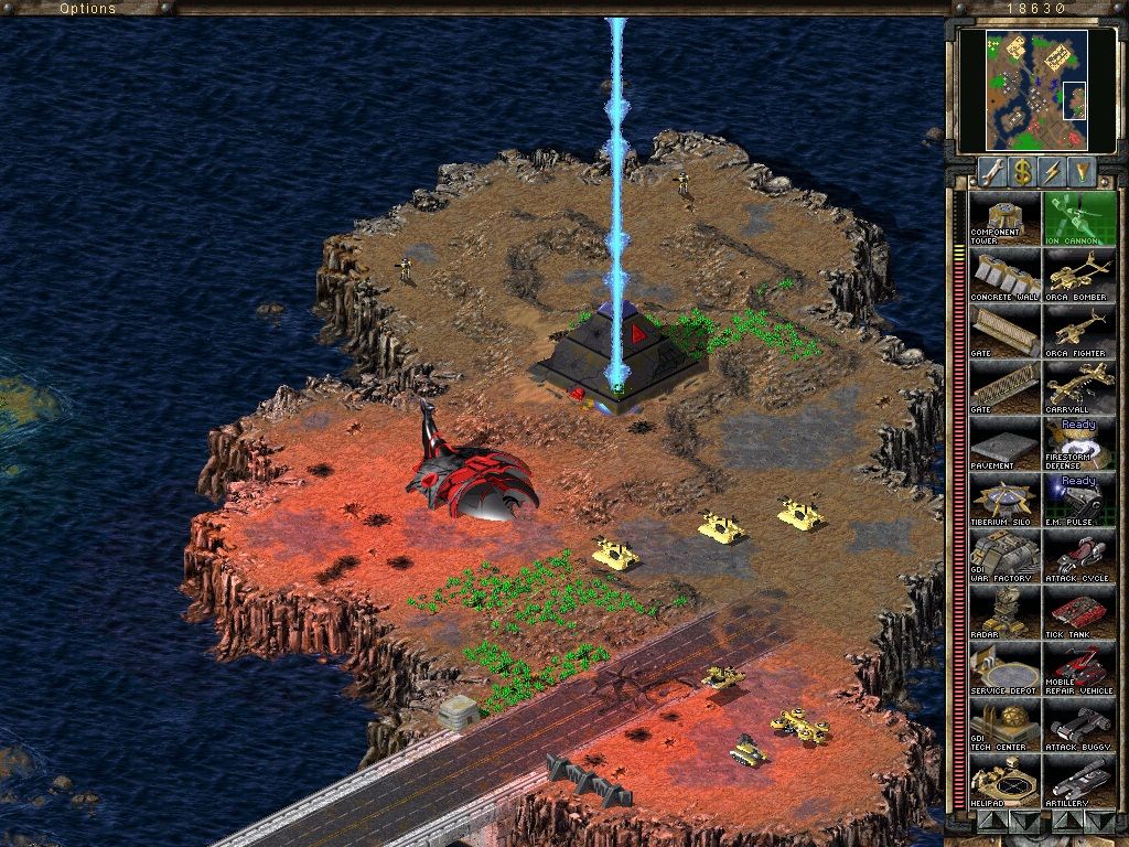 Command & Conquer Tiberian Sun Disc 1 - 2 Microsoft Windows PC CD-PC Gamez USA