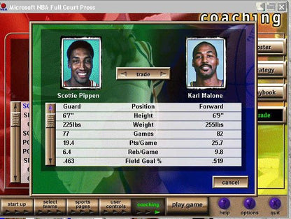 NBA Full Court Press Microsoft Windows PC CD-PC Gamez USA