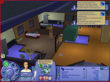 The Sims 2 University Expansion Pack Disc 1-2 Microsoft Windows PC CD-PC Gamez USA