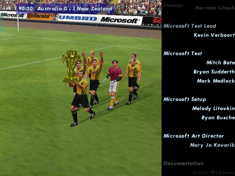 International Soccer 2000 Microsoft Windows PC CD-PC Gamez USA