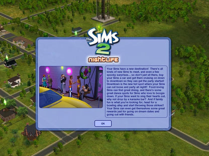 The Sims 2 Nightlife Expansion Pack Disc 1-2 Microsoft Windows PC CD-PC Gamez USA