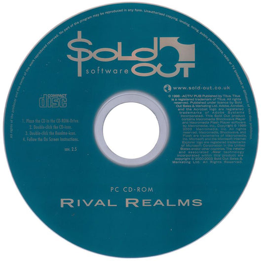 RIVAL REALMS Microsoft Windows PC CD-PC Gamez USA