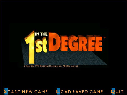 In the 1st Degree Disc 1-2 Microsoft Windows PC CD-PC Gamez USA
