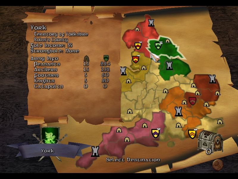Robin Hood Defender of the Crown Disc 1-2 Microsoft Windows PC CD-PC Gamez USA