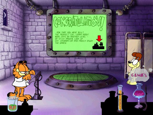 Garfield's Mad About Cats Microsoft Windows PC CD-PC Gamez USA