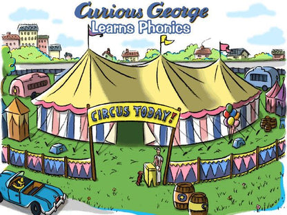 Curious George Learns Phonics for Kindergarten First Grade Microsoft Windows PC-PC Gamez USA