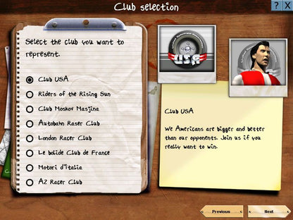 Europe Racing Microsoft Windows PC CD-PC Gamez USA