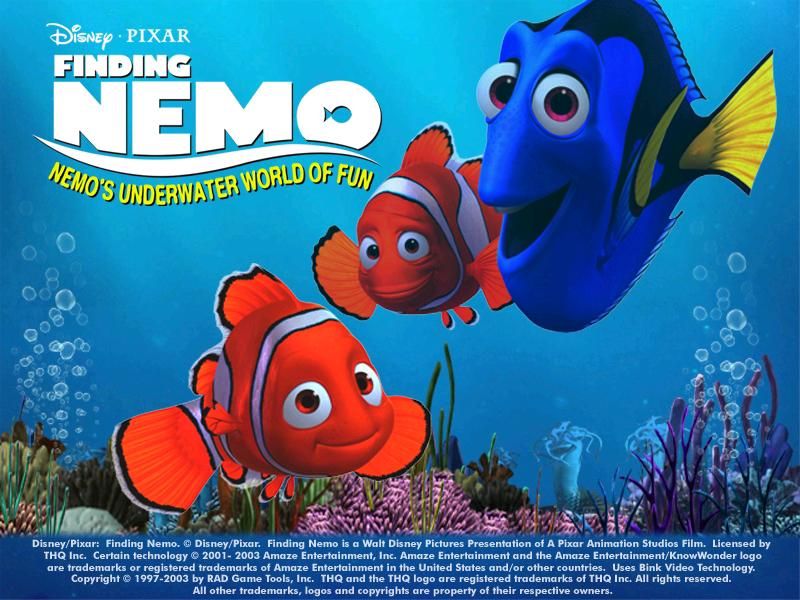 Disney Pixar Finding Nemo Underwater World of Fun Microsoft Windows PC CD-PC Gamez USA