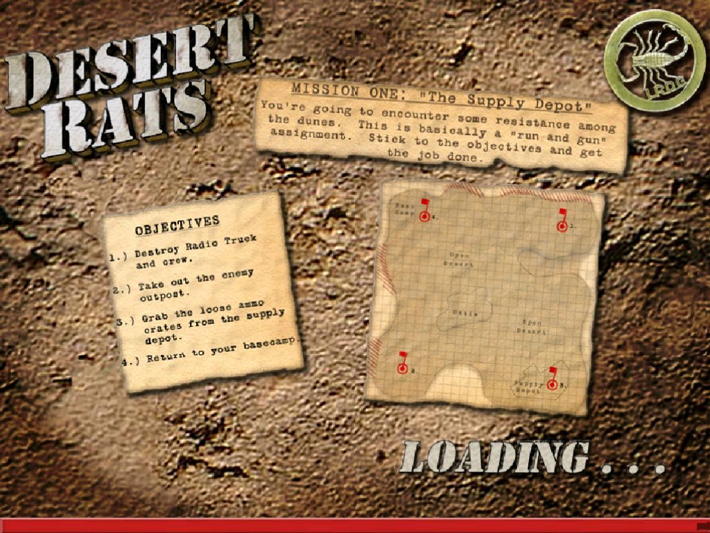 WWII Desert Rats Windows PC CD Game – PC Gamez USA