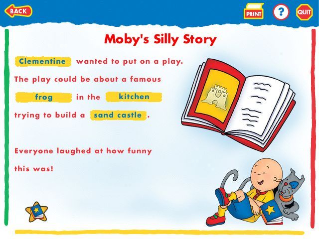 Caillou Magic Playhouse Microsoft Windows PC CD-PC Gamez USA