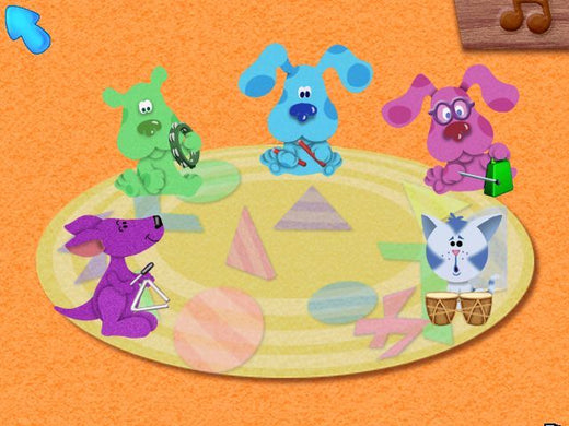 Blue's Clues Blue Takes You To School Microsoft Windows PC CD by PC Gamez USA