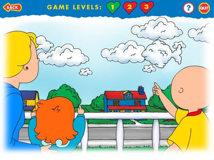 Caillou Magic Playhouse Microsoft Windows PC CD-PC Gamez USA