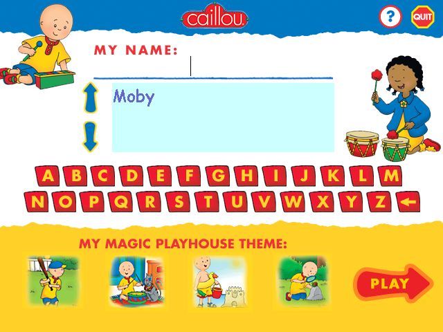 Caillou Magic Playhouse Microsoft Windows PC CD-PC Gamez USA