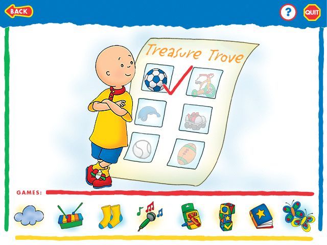 Caillou Magic Playhouse Microsoft Windows PC CD-PC Gamez USA