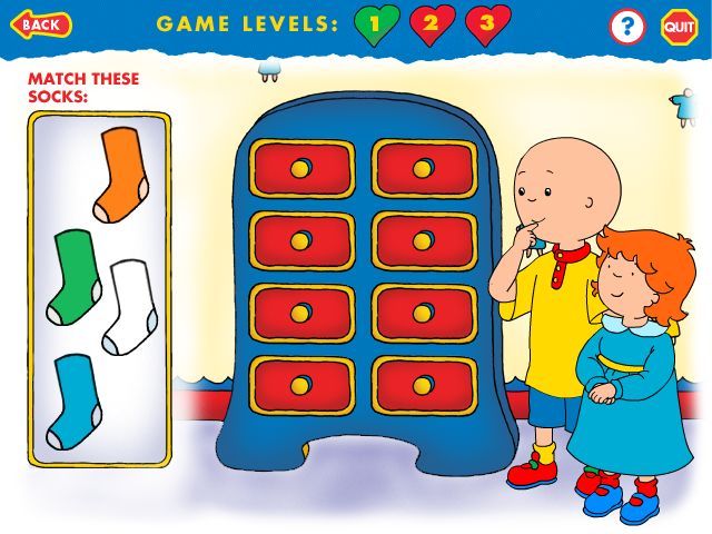 Caillou Magic Playhouse Microsoft Windows PC CD-PC Gamez USA