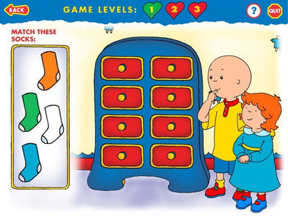 Caillou Magic Playhouse Microsoft Windows PC CD-PC Gamez USA