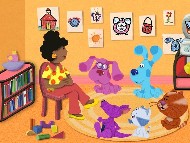 Blue's Clues Preschool Microsoft Windows PC CD-PC Gamez USA