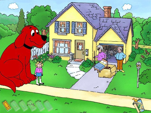 Clifford the Big Red Dog Reading Microsoft Windows PC CD-PC Gamez USA