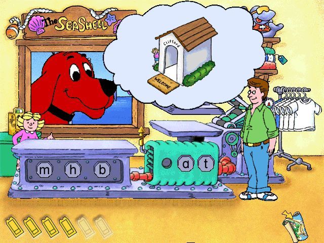 Clifford the Big Red Dog Reading Microsoft Windows PC CD-PC Gamez USA