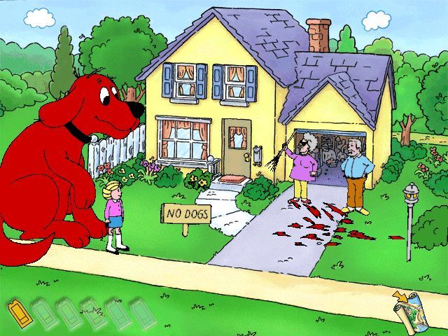 Clifford the Big Red Dog Reading Microsoft Windows PC CD-PC Gamez USA