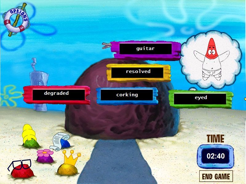 SpongeBob Typing Microsoft Windows PC CD-PC Gamez USA
