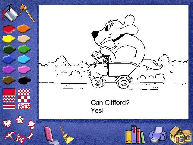 Clifford the Big Red Dog Reading Microsoft Windows PC CD-PC Gamez USA