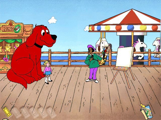 Clifford the Big Red Dog Reading Microsoft Windows PC CD-PC Gamez USA