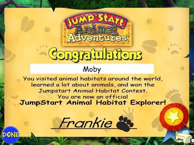 Jumpstart Animal Adventures Microsoft Windows PC CD-PC Gamez USA