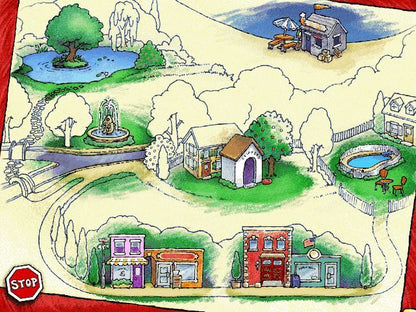 Clifford the Big Red Dog Thinking Adventures Scholastic 2000 Microsoft Windows PC CD-PC Gamez USA