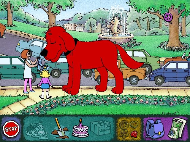 Clifford the Big Red Dog Thinking Adventures Scholastic 2000 Microsoft Windows PC CD-PC Gamez USA