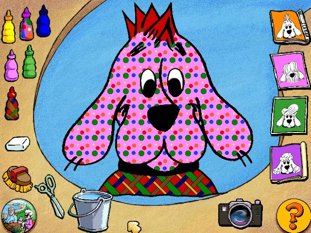 Clifford the Big Red Dog Thinking Adventures Scholastic 2000 Microsoft Windows PC CD-PC Gamez USA