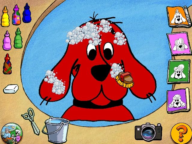 Clifford the Big Red Dog Thinking Adventures Scholastic 2000 Microsoft Windows PC CD-PC Gamez USA