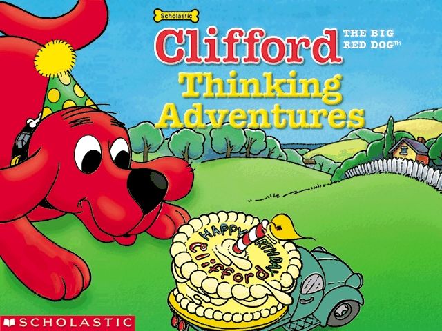 Clifford the Big Red Dog Thinking Adventures Scholastic 2000 Microsoft Windows PC CD-PC Gamez USA