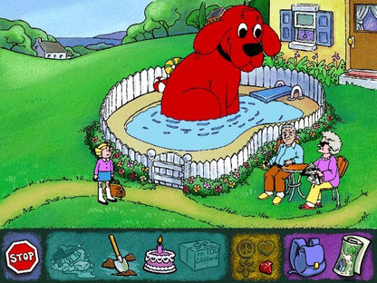 Clifford the Big Red Dog Thinking Adventures Scholastic 2000 Microsoft Windows PC CD-PC Gamez USA