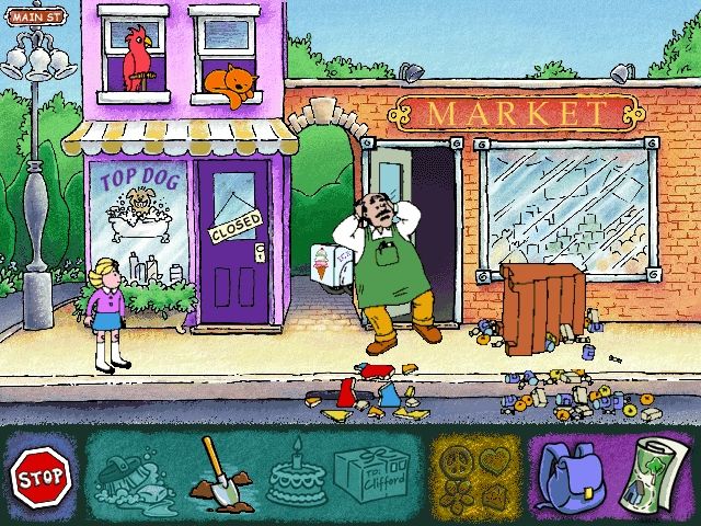 Clifford the Big Red Dog Thinking Adventures Scholastic 2000 Microsoft Windows PC CD-PC Gamez USA