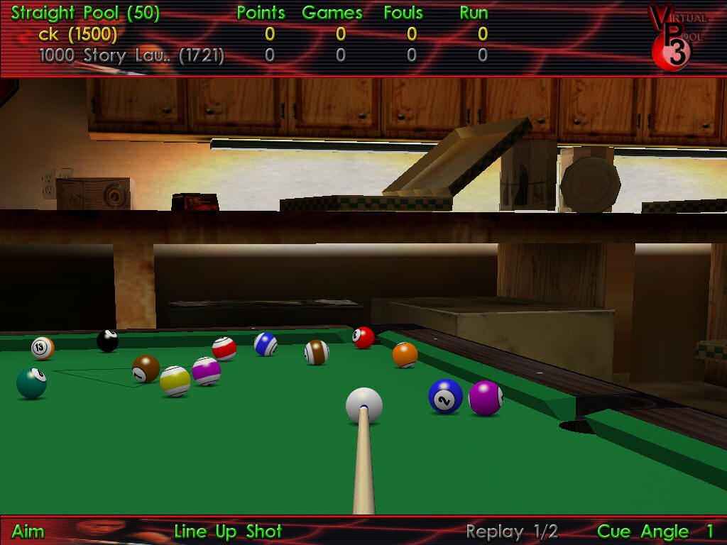 Virtual Pool 3 Microsoft Windows PC CD-PC Gamez USA