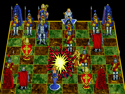 Battle Chess Enhanced CD ROM 1993 Microsoft Windows PC CD-PC Gamez USA