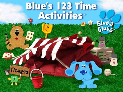 Blue's Clues Blue's 123 Time Activities Microsoft Windows PC CD-PC Gamez USA