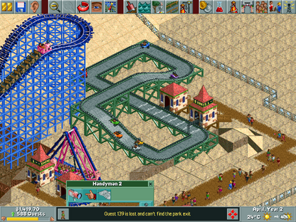 RollerCoaster Tycoon Microsoft Windows PC CD-PC Gamez USA
