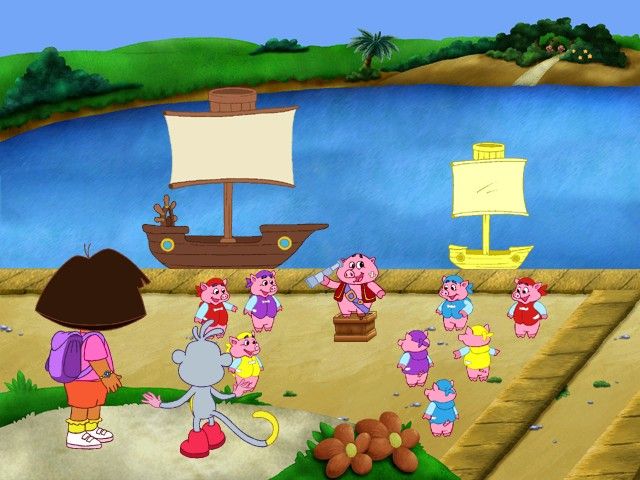 Dora the Explorer Lost City Adventure Microsoft Windows PC CD-PC Gamez USA