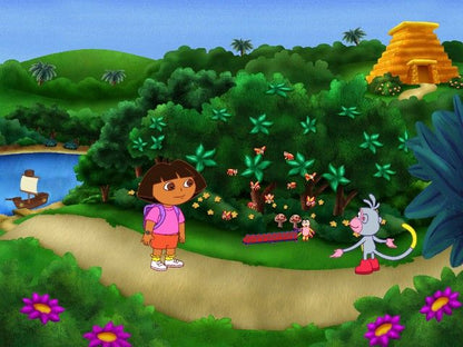 Dora the Explorer Lost City Adventure Microsoft Windows PC CD-PC Gamez USA