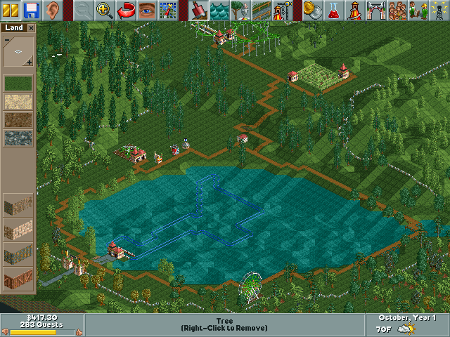 RollerCoaster Tycoon Microsoft Windows PC CD-PC Gamez USA